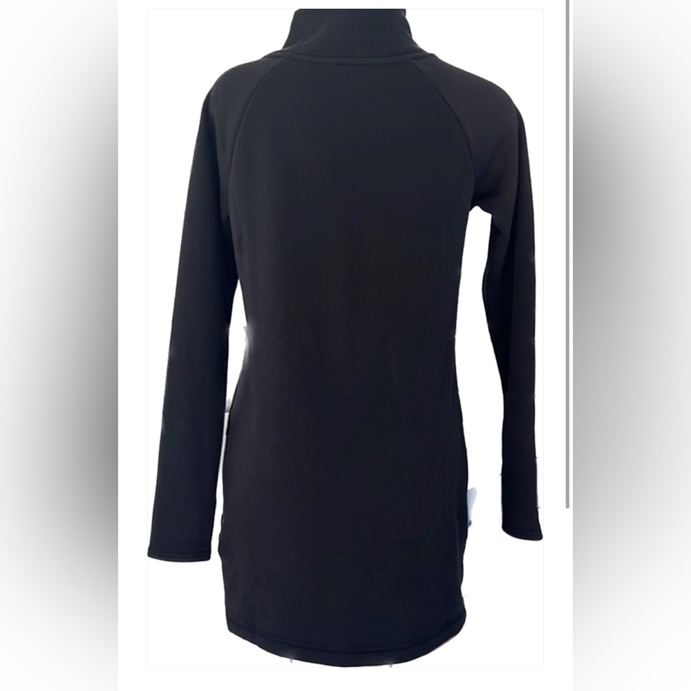 Athleta NWOT long sleeve sweatshirt mini dress.  Zipper and secret pockets - Picture 8 of 11